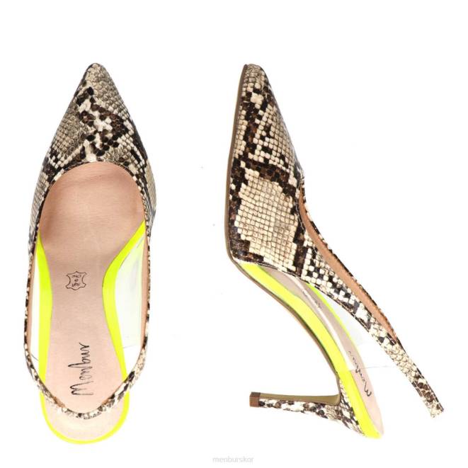 Menbur kvinnor gul bonomo casual chic sko 608J376