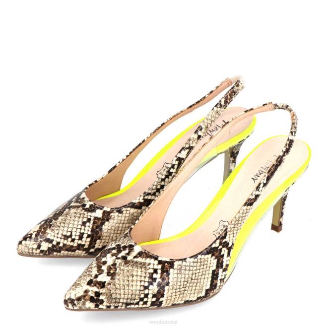 Menbur kvinnor gul bonomo casual chic sko 608J376