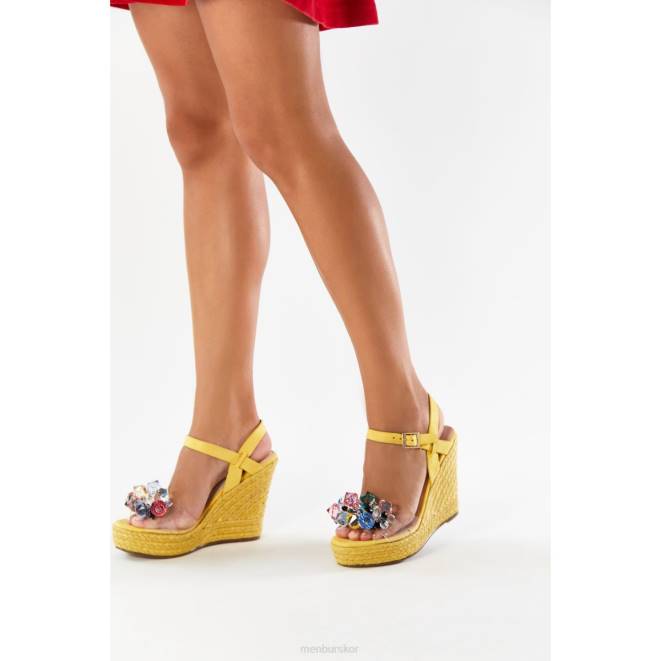 Menbur kvinnor gul caminetto casual chic sko 608J551