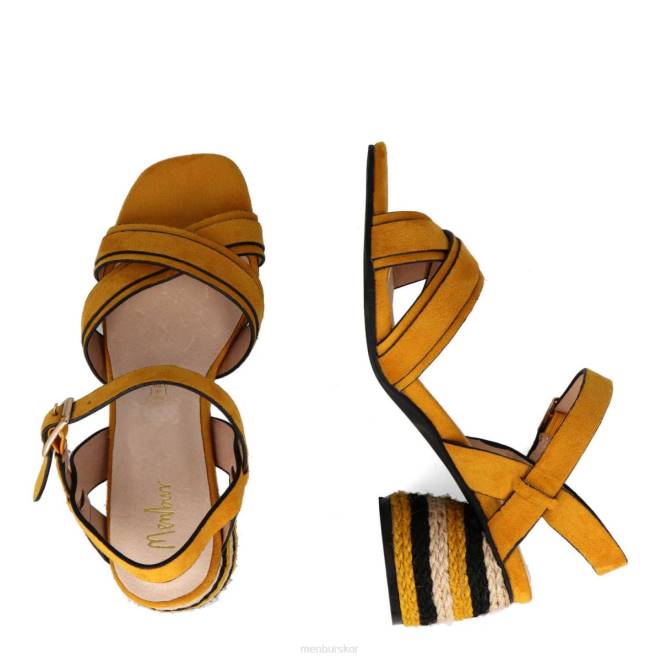 Menbur kvinnor gul camona casual chic sko 608J508