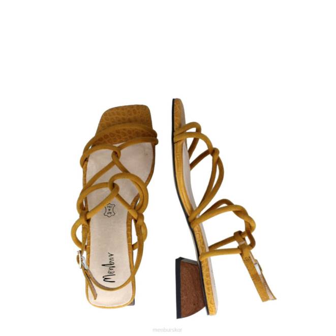 Menbur kvinnor gul capitone casual chic sko 608J3550