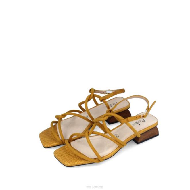 Menbur kvinnor gul capitone casual chic sko 608J3550