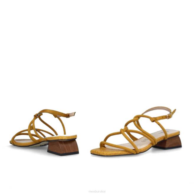 Menbur kvinnor gul capitone casual chic sko 608J3550