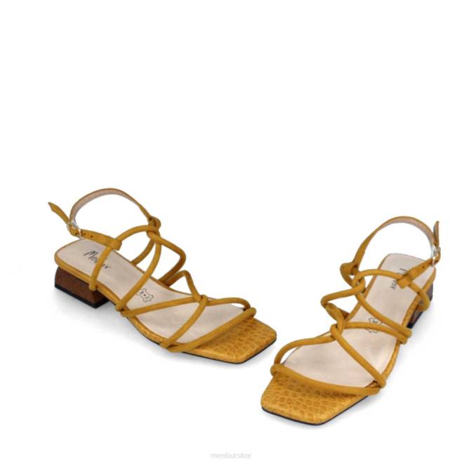 Menbur kvinnor gul capitone casual chic sko 608J3550