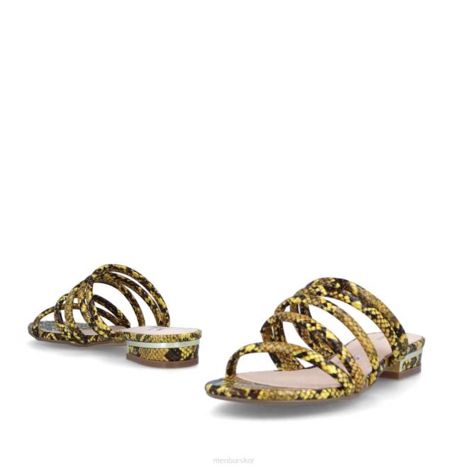 Menbur kvinnor gul castello casual chic sko 608J3179