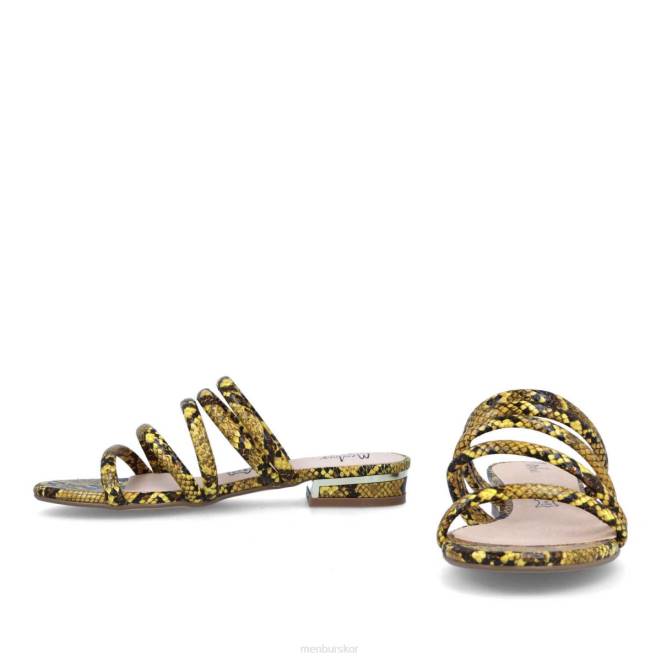 Menbur kvinnor gul castello casual chic sko 608J3179