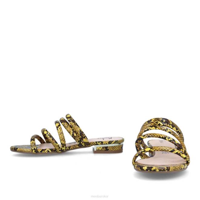 Menbur kvinnor gul castello casual chic sko 608J3179