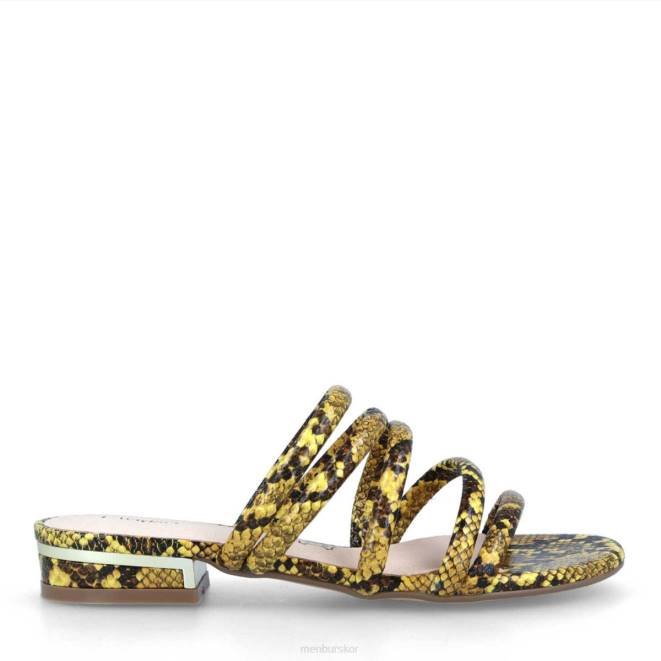 Menbur kvinnor gul castello casual chic sko 608J3179