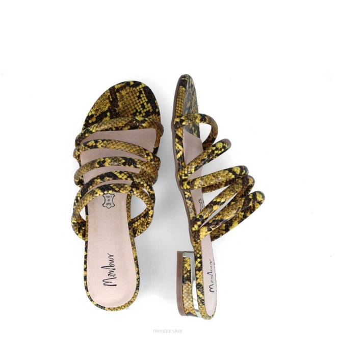 Menbur kvinnor gul castello casual chic sko 608J3179