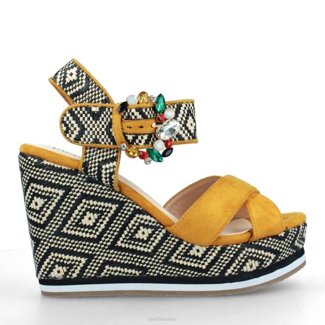 Menbur kvinnor gul castello casual chic sko 608J3193