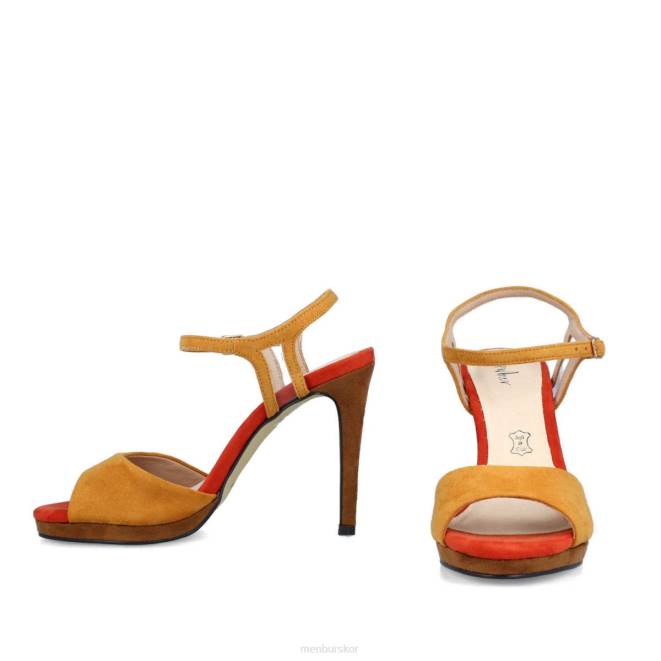 Menbur kvinnor gul kamoron casual chic sko 608J241