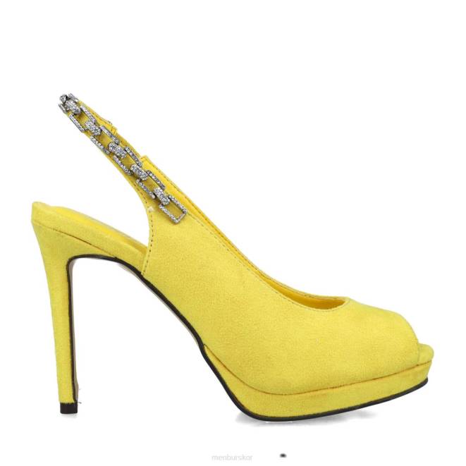 Menbur kvinnor gul monoceros casual chic sko 608J3422