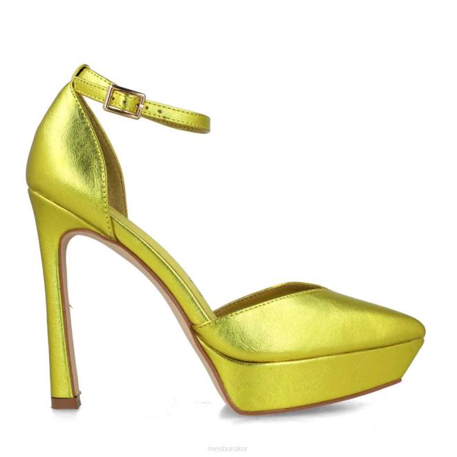 Menbur kvinnor gul triangulum casual chic sko 608J2998