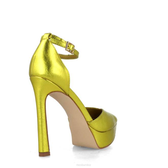 Menbur kvinnor gul triangulum casual chic sko 608J2998