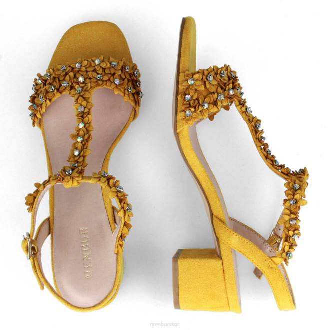 Menbur kvinnor gul valtellina casual chic sko 608J3325