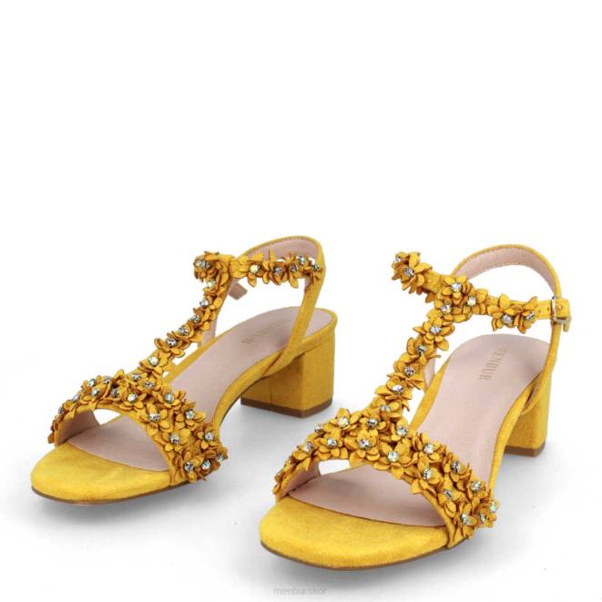 Menbur kvinnor gul valtellina casual chic sko 608J3325