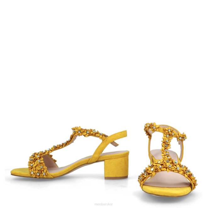 Menbur kvinnor gul valtellina casual chic sko 608J3325