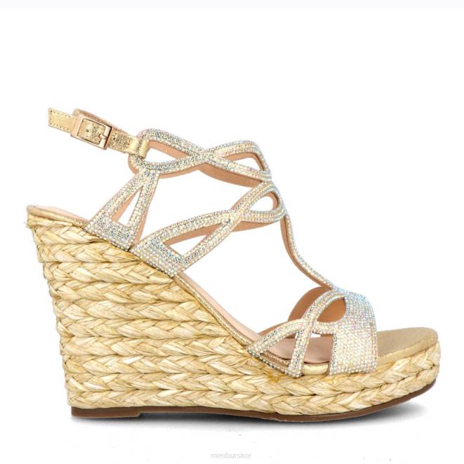 Menbur kvinnor guld bitti casual chic sko 608J533