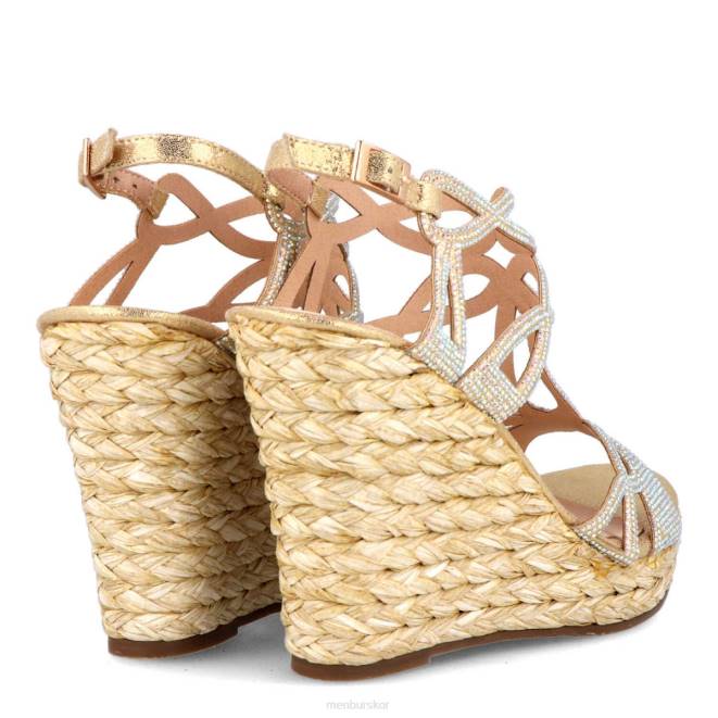 Menbur kvinnor guld bitti casual chic sko 608J533