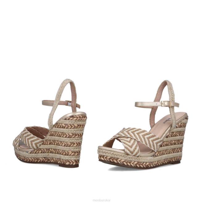 Menbur kvinnor guld campofilone casual chic sko 608J3079