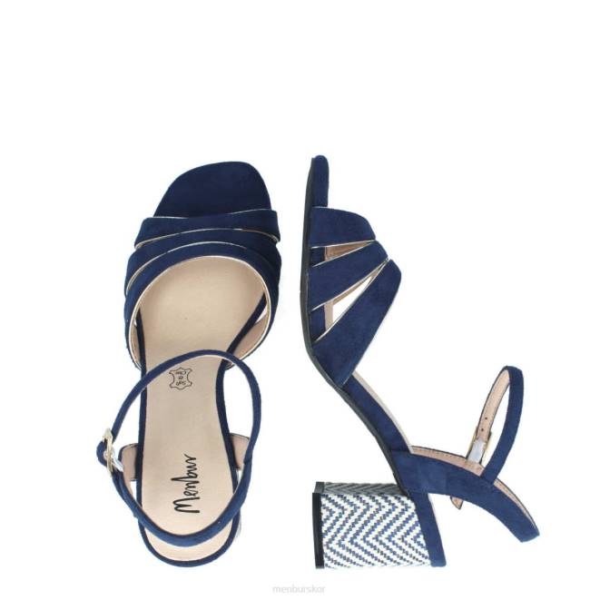 Menbur kvinnor mörkblå ligur casual chic sko 608J3125