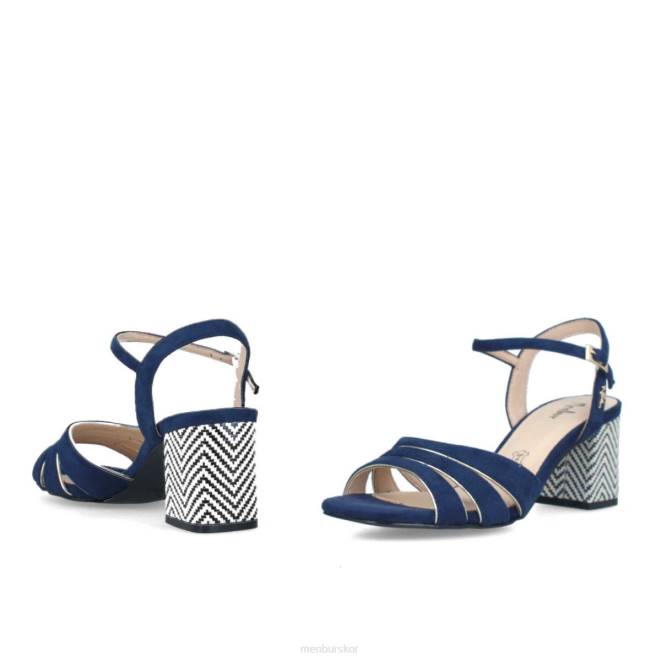 Menbur kvinnor mörkblå ligur casual chic sko 608J3125