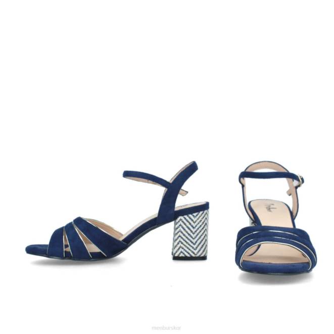 Menbur kvinnor mörkblå ligur casual chic sko 608J3125