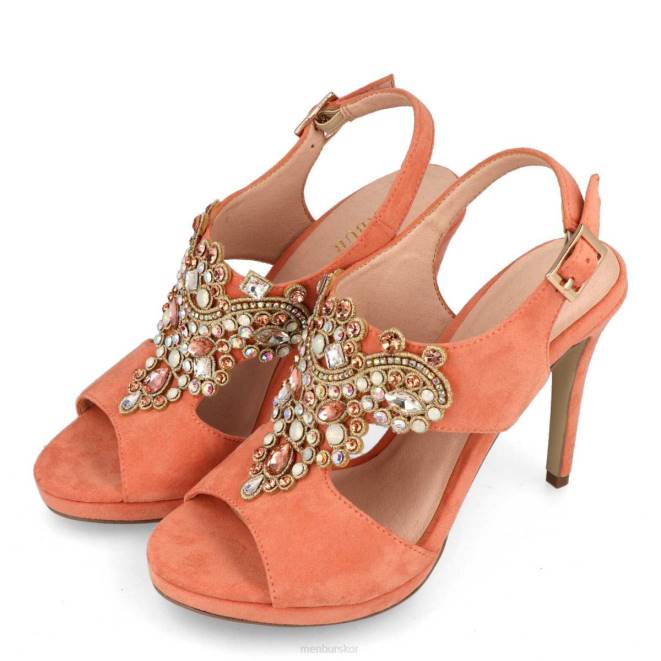 Menbur kvinnor orange beorchia casual chic sko 608J3301