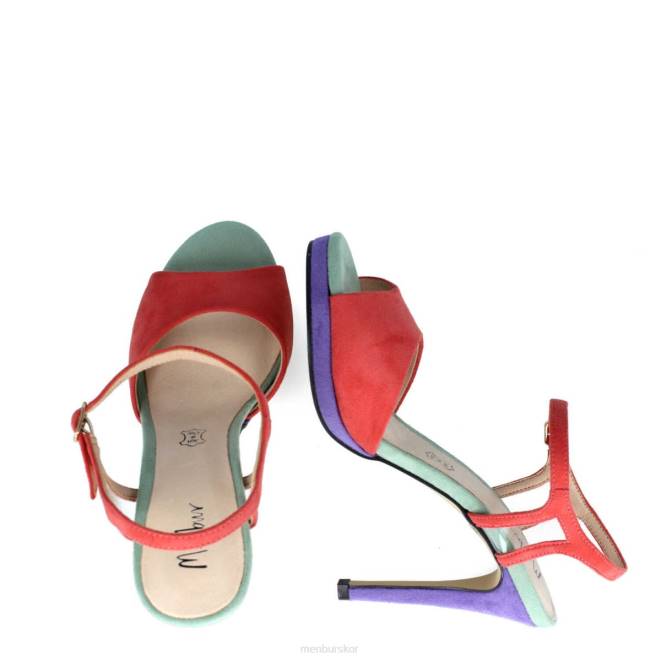 Menbur kvinnor orange kamoron casual chic sko 608J3086