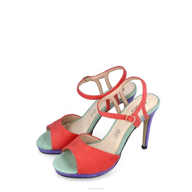 Menbur kvinnor orange kamoron casual chic sko 608J3086