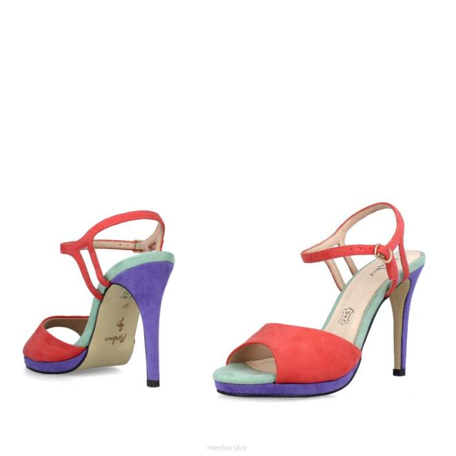 Menbur kvinnor orange kamoron casual chic sko 608J3086