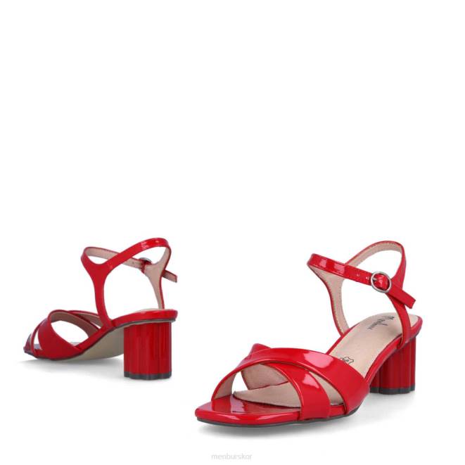 Menbur kvinnor röd albule casual chic sko 608J3257