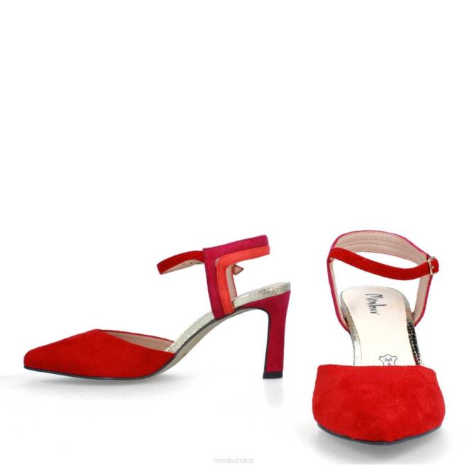 Menbur kvinnor röd alezio casual chic sko 608J463