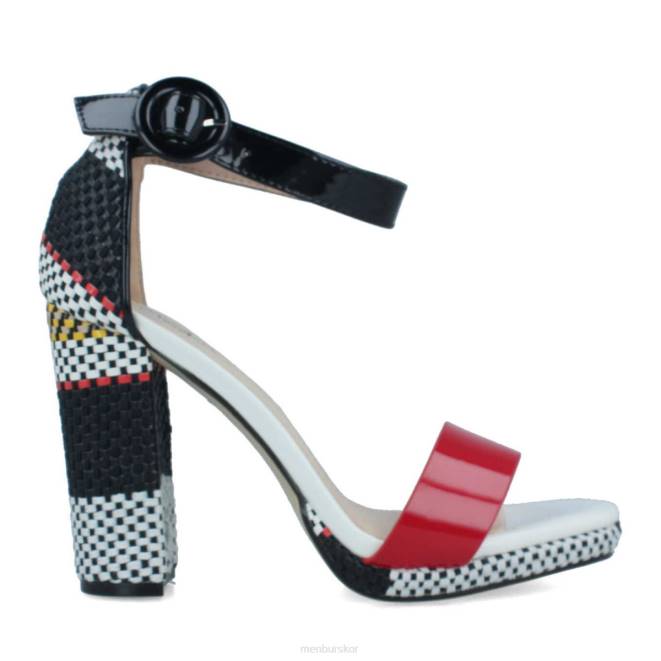 Menbur kvinnor röd anconella casual chic sko 608J3032