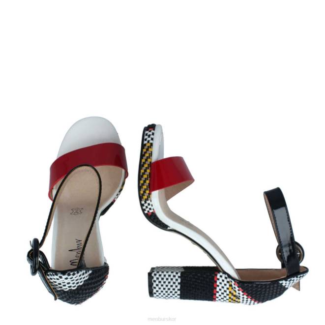 Menbur kvinnor röd anconella casual chic sko 608J3032