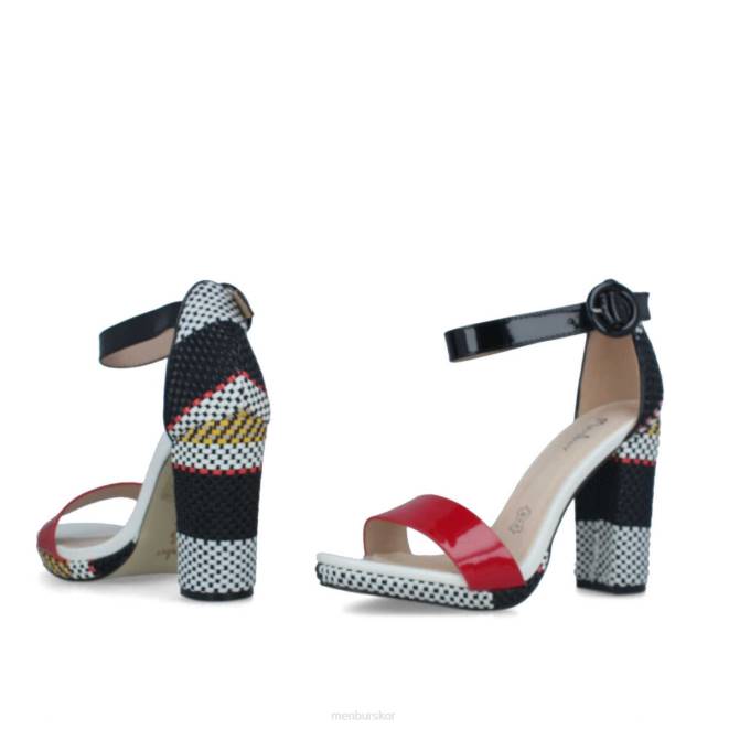 Menbur kvinnor röd anconella casual chic sko 608J3032