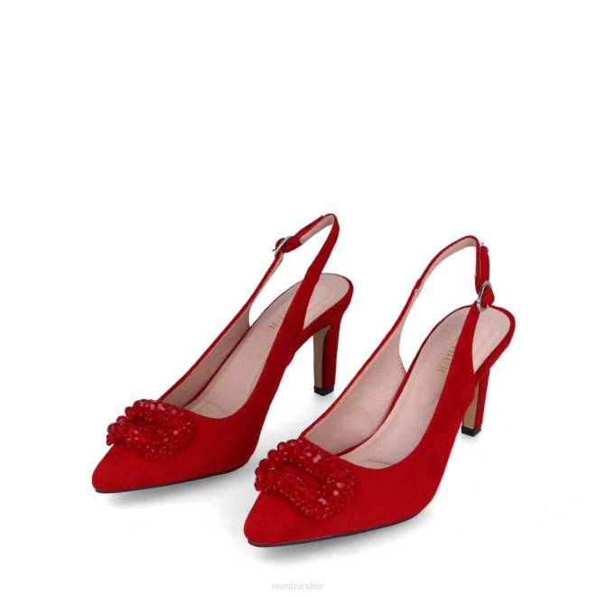 Menbur kvinnor röd antronapiana casual chic sko 608J464