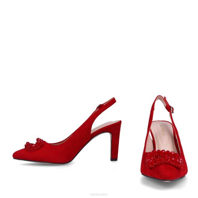 Menbur kvinnor röd antronapiana casual chic sko 608J464