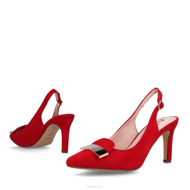 Menbur kvinnor röd anzano casual chic sko 608J226