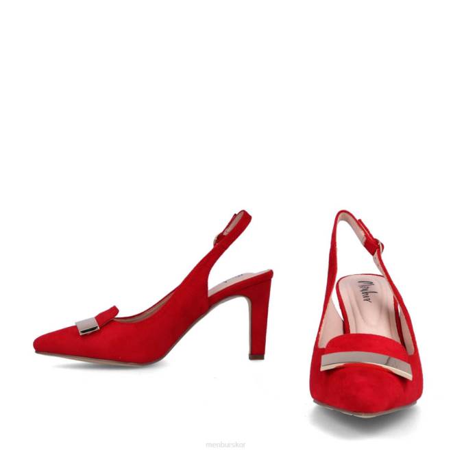 Menbur kvinnor röd anzano casual chic sko 608J226