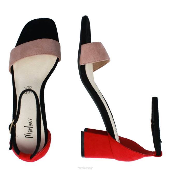 Menbur kvinnor röd aschi casual chic sko 608J3610