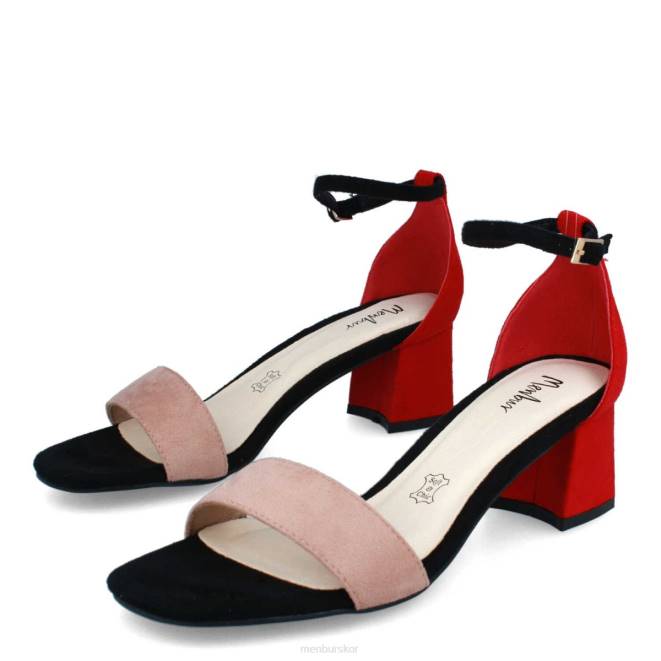 Menbur kvinnor röd aschi casual chic sko 608J3610