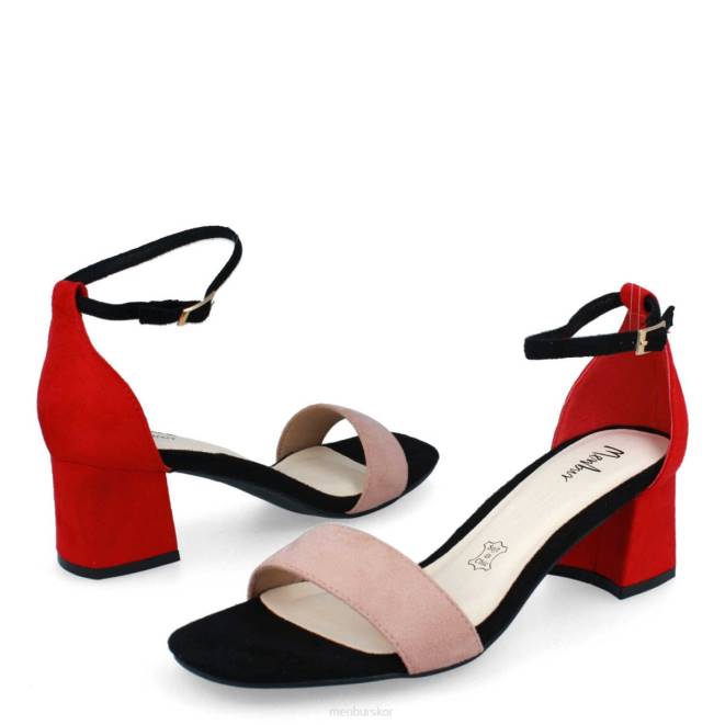 Menbur kvinnor röd aschi casual chic sko 608J3610