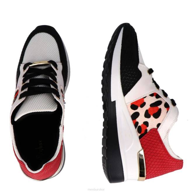 Menbur kvinnor röd baglioni casual chic sko 608J434