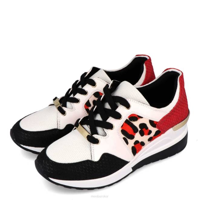 Menbur kvinnor röd baglioni casual chic sko 608J434