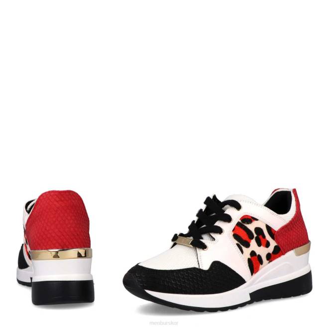 Menbur kvinnor röd baglioni casual chic sko 608J434