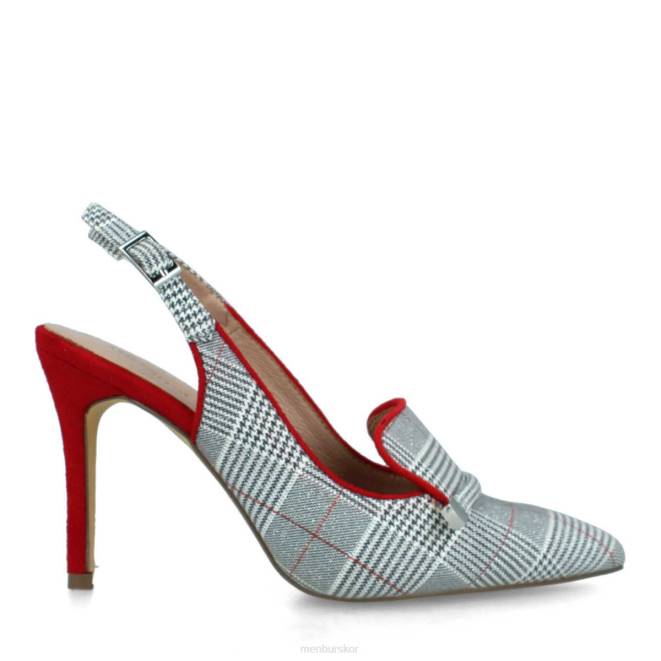 Menbur kvinnor röd baressa casual chic sko 608J269