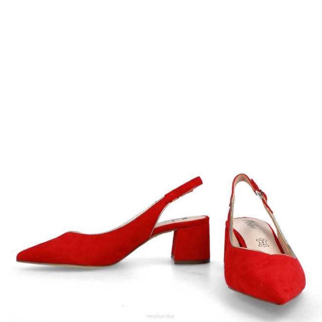 Menbur kvinnor röd beinasco casual chic sko 608J228