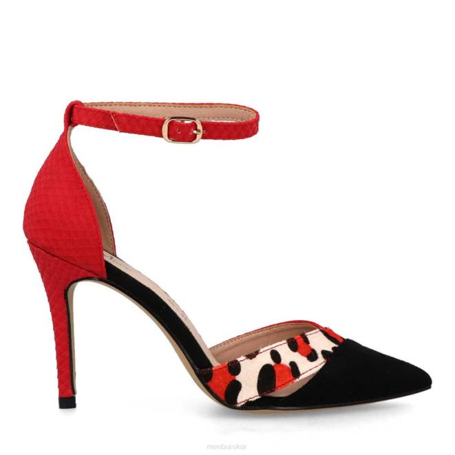 Menbur kvinnor röd bisenti casual chic sko 608J3596