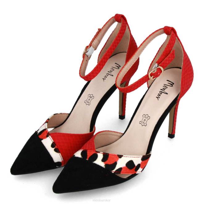 Menbur kvinnor röd bisenti casual chic sko 608J3596